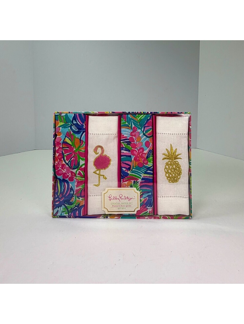 Lilly Pulitzer Exotic Garden Cocktail Napkin Set of 4